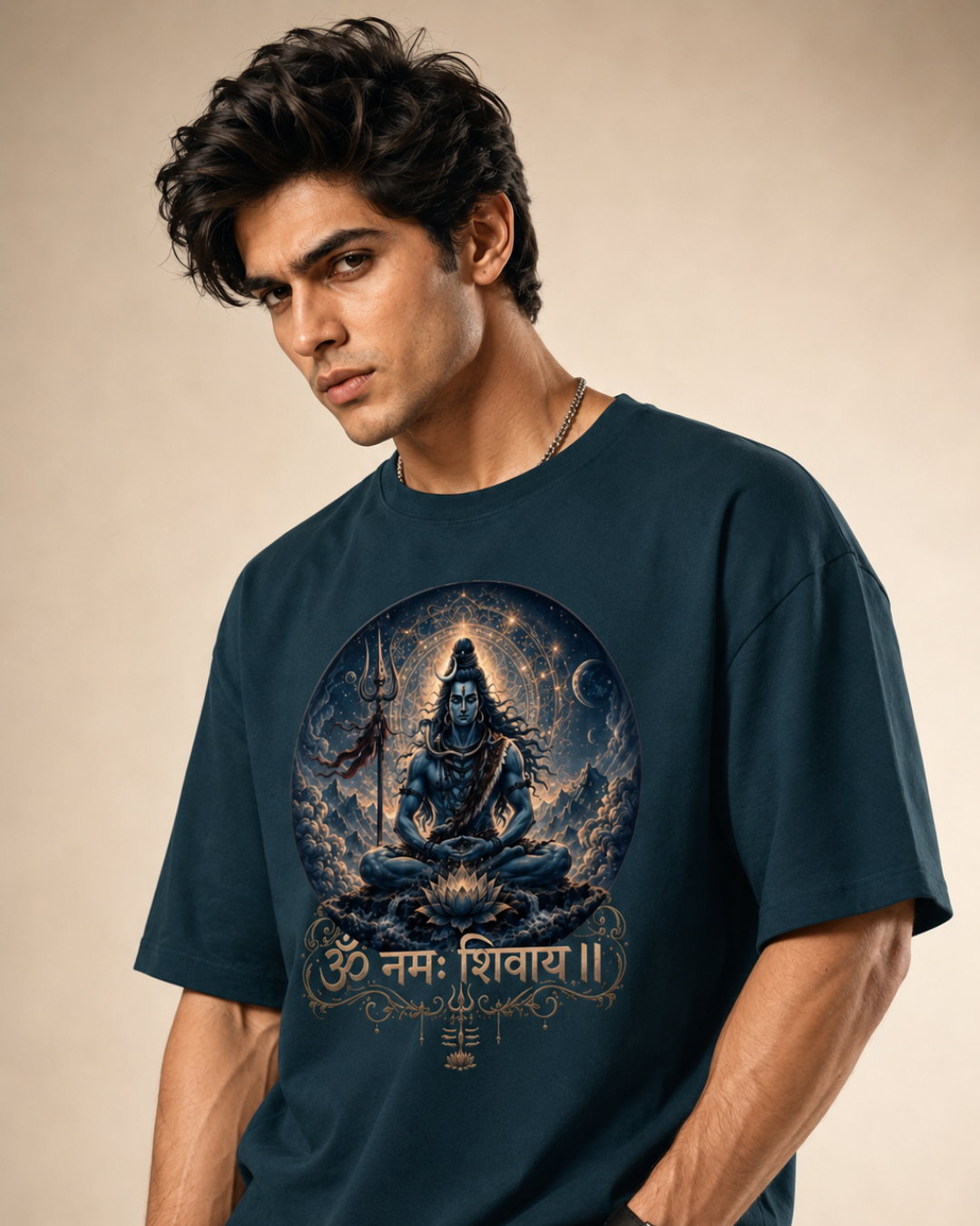 "ॐ नमः शिवाय" Cosmic Śiva T-Shirt