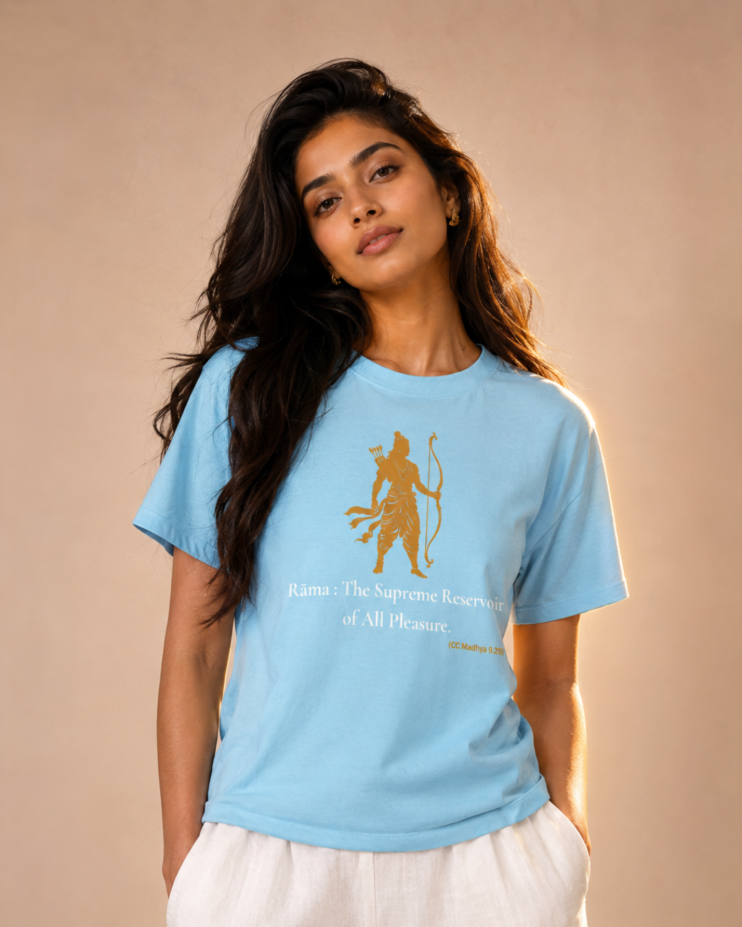 "Rāma – The Supreme Reservoir of All Pleasure" Oversized T-Shirt.