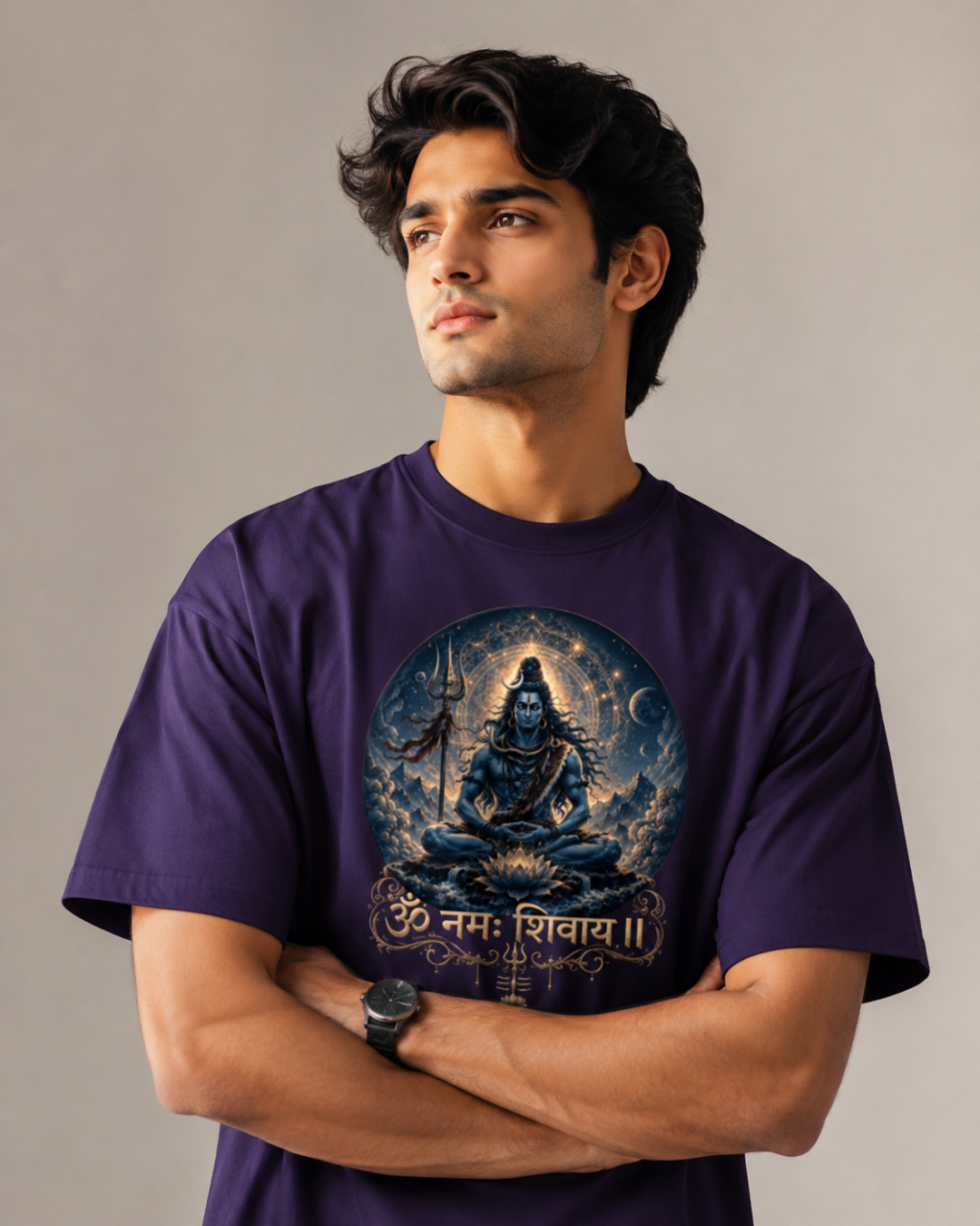 "ॐ नमः शिवाय" Cosmic Śiva T-Shirt