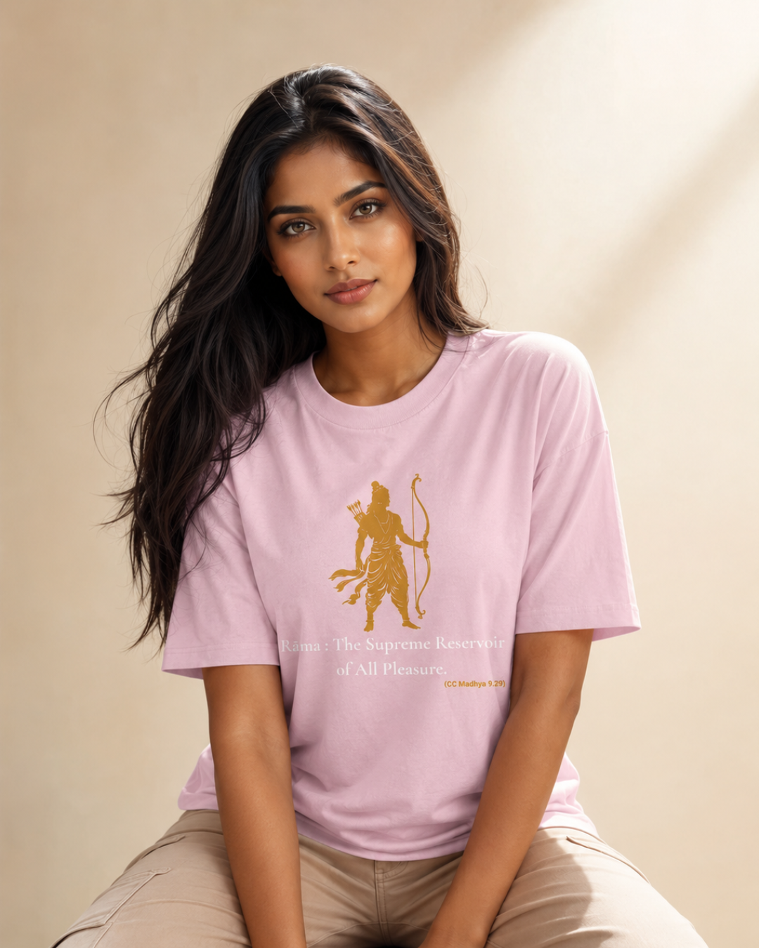 "Rāma – The Supreme Reservoir of All Pleasure" Oversized T-Shirt.