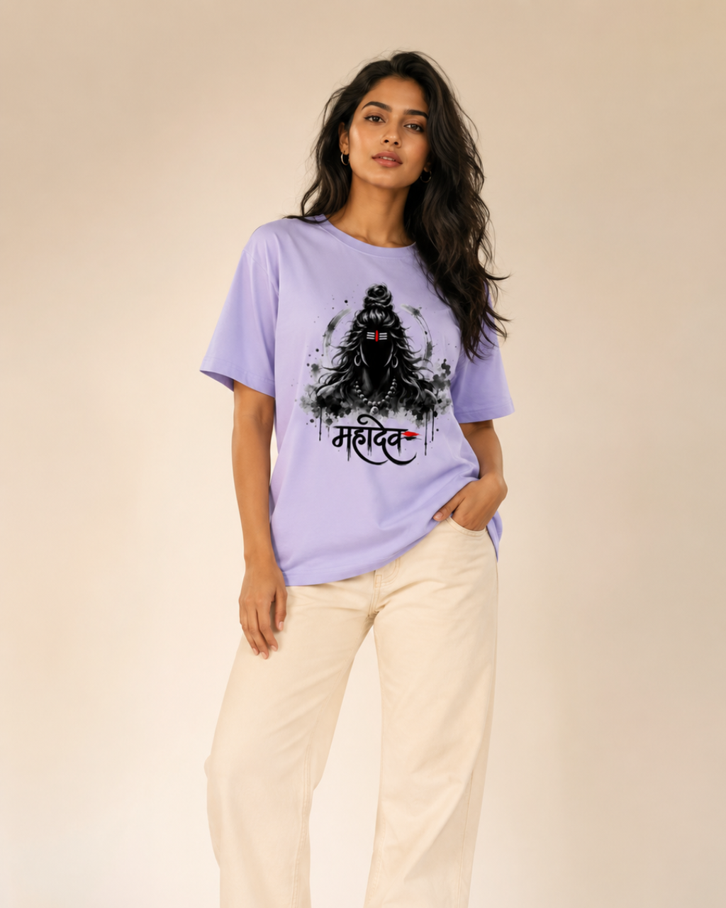 "Mahādev" Ink Art Unisex T-Shirt