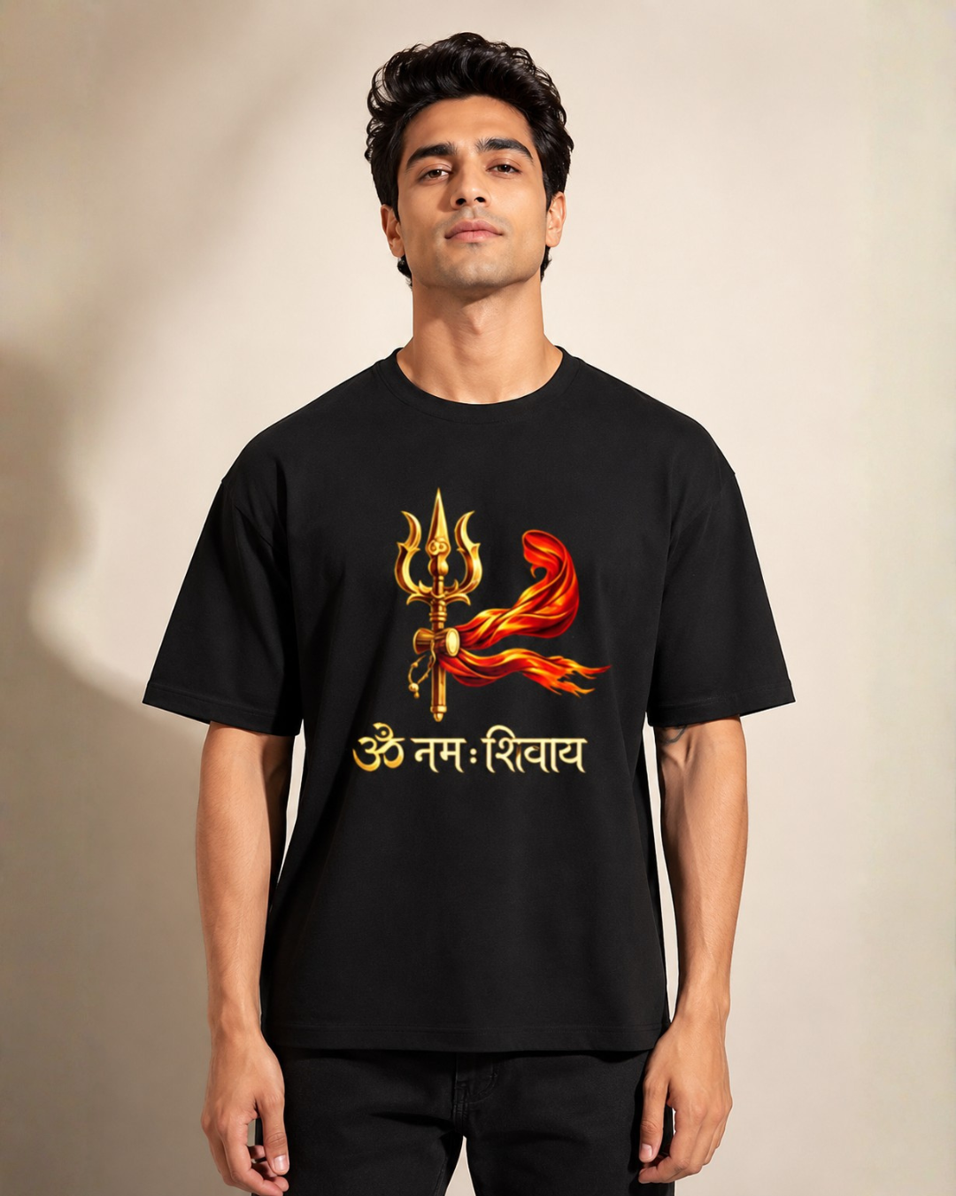 "ॐ नमः शिवाय — Trishul of Mahādeva" Unisex T-Shirt
