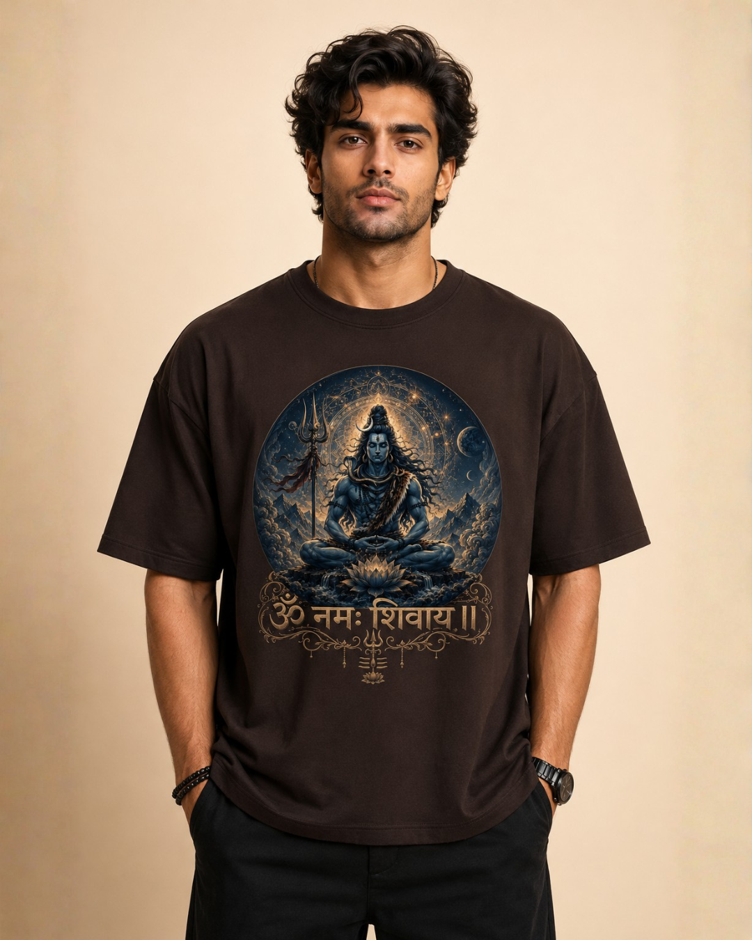 "ॐ नमः शिवाय" Cosmic Śiva T-Shirt