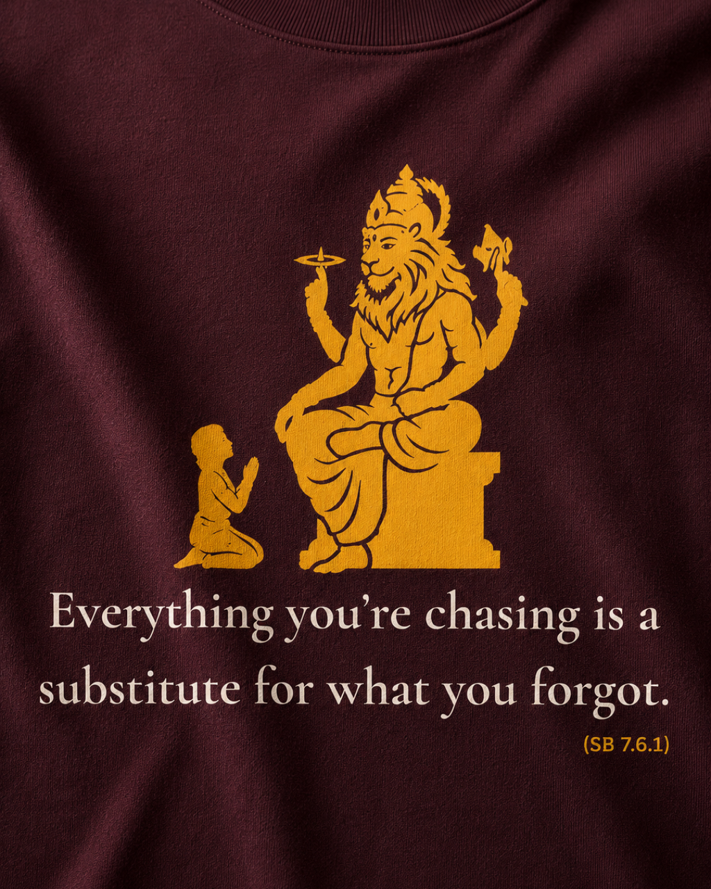 "Prahlāda Nṛsiṁhadeva" Oversized T-Shirt.