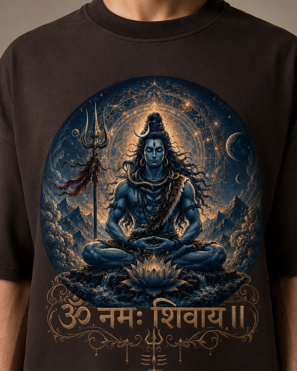 "ॐ नमः शिवाय" Cosmic Śiva T-Shirt