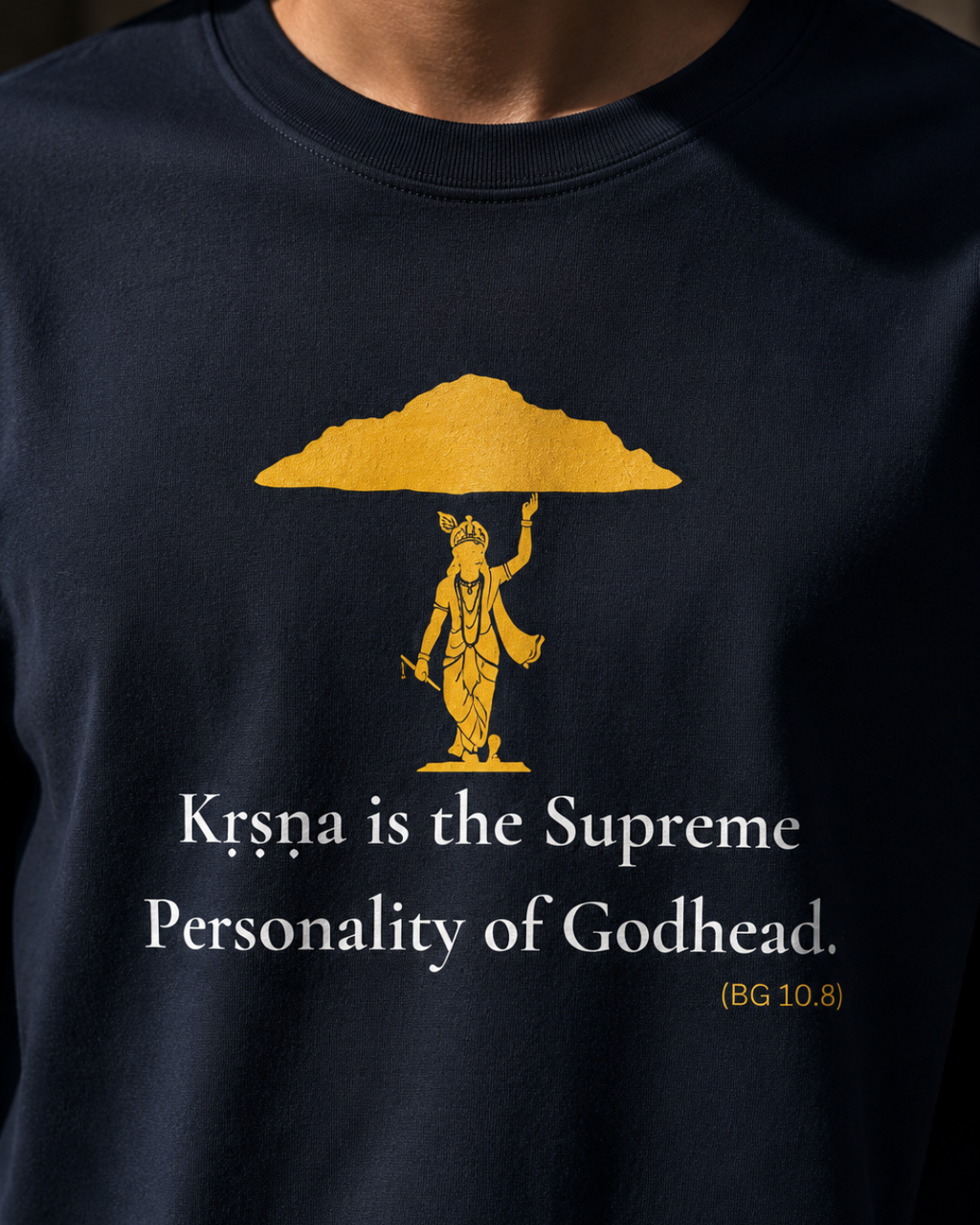 "Kṛṣṇa – The Supreme Personality of Godhead" Oversized T-Shirt.