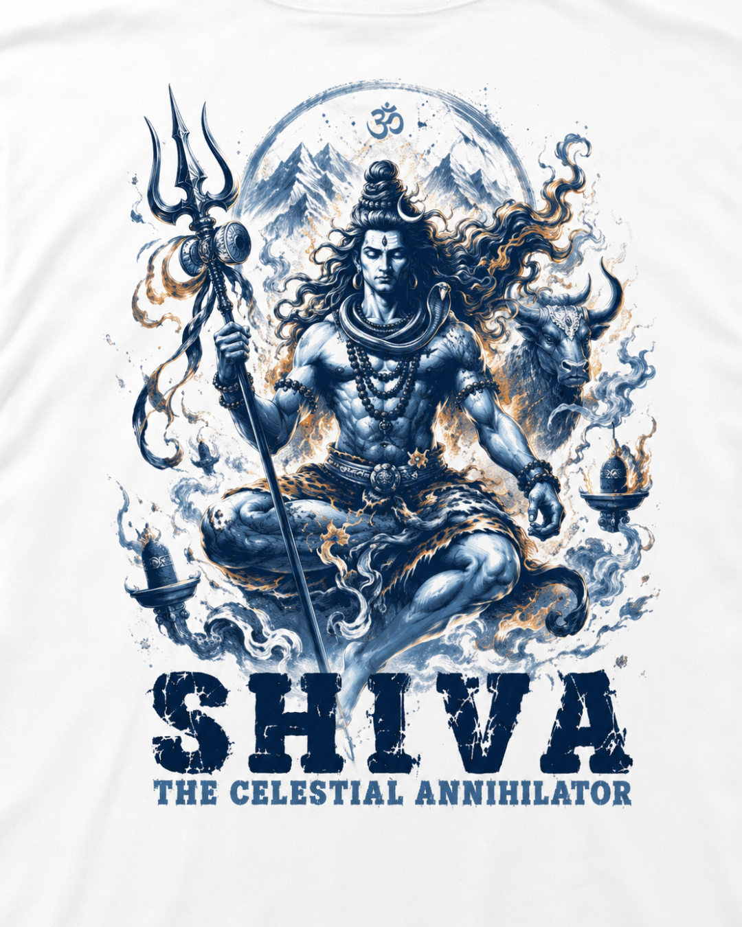 "Shiva — The Celestial Annihilator" Oversized T-Shirt