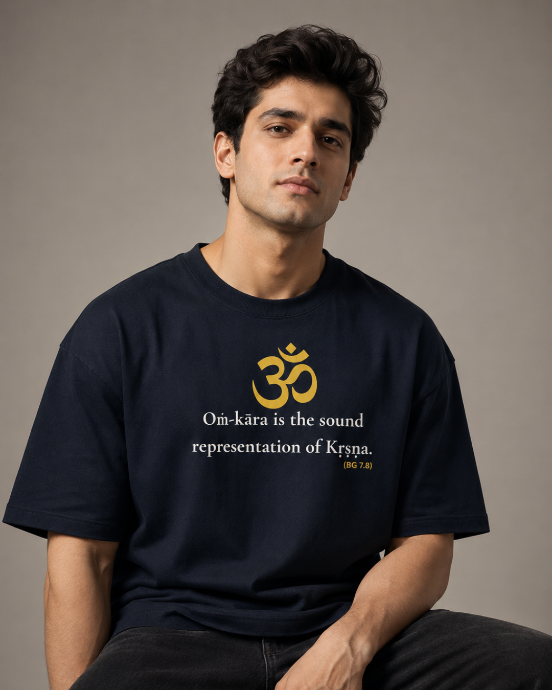 "Oṁ-kāra" Oversized T-Shirt.