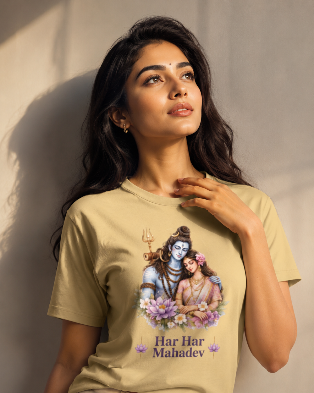 "Har Har Mahadev" Shiva-Pārvatī Unisex T-Shirt