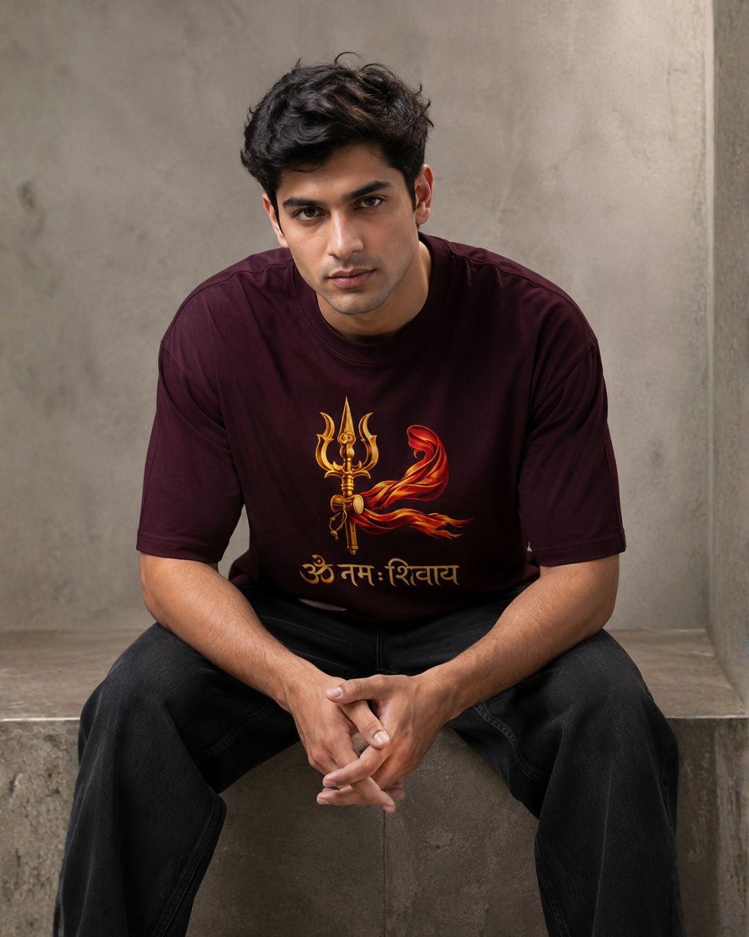 "ॐ नमः शिवाय — Trishul of Mahādeva" Unisex T-Shirt