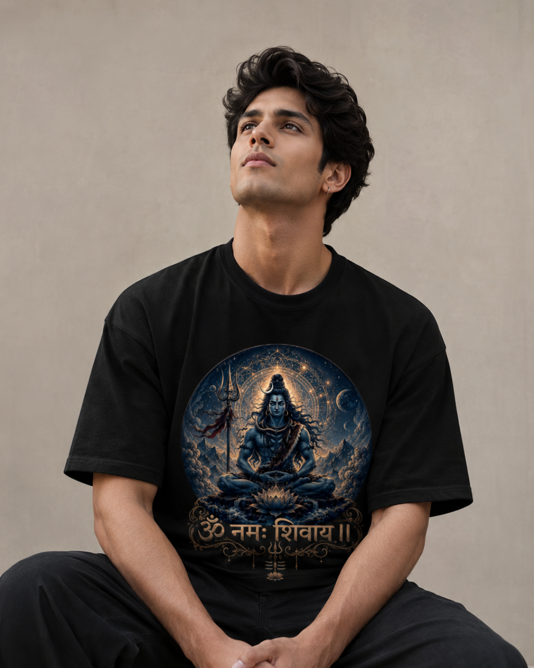 "ॐ नमः शिवाय" Cosmic Śiva T-Shirt
