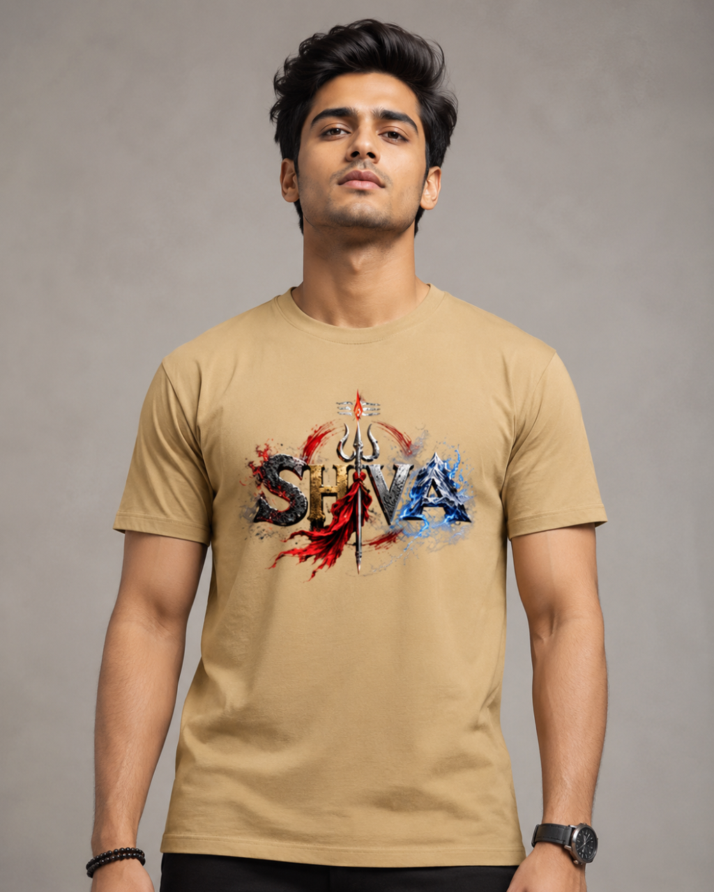 "ŚHIVA — Fire & Storm" Unisex T-Shirt