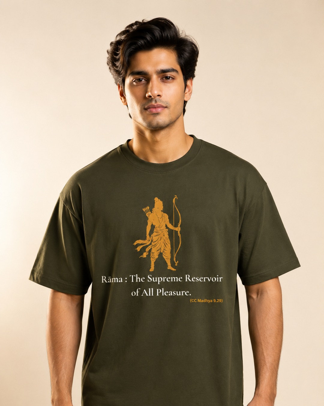 "Rāma – The Supreme Reservoir of All Pleasure" Oversized T-Shirt.