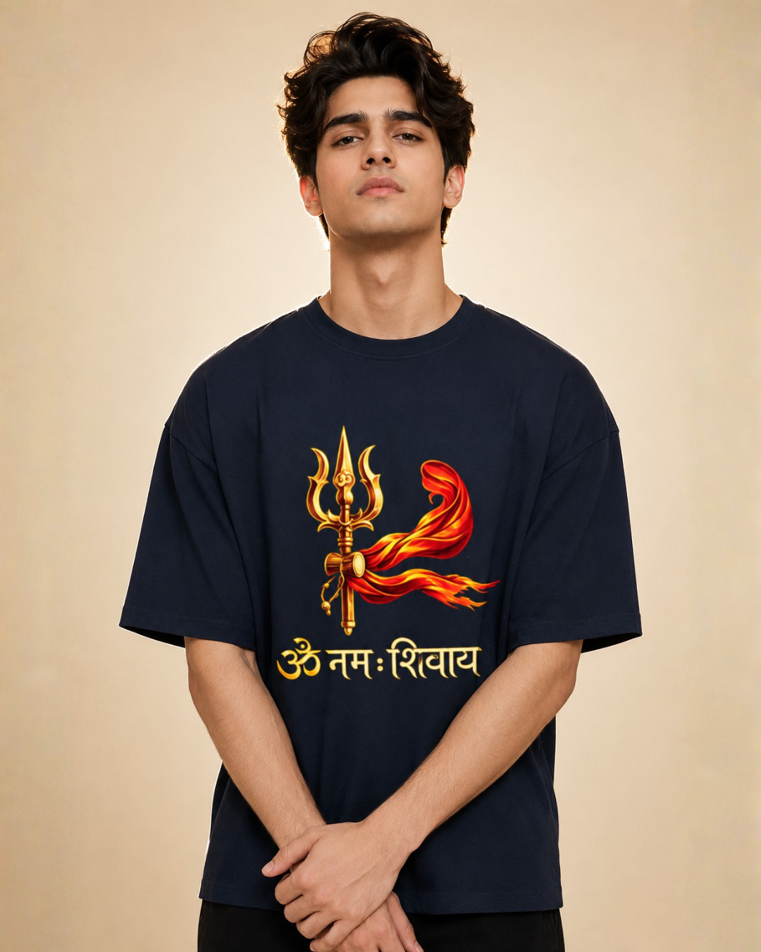 "ॐ नमः शिवाय — Trishul of Mahādeva" Unisex T-Shirt