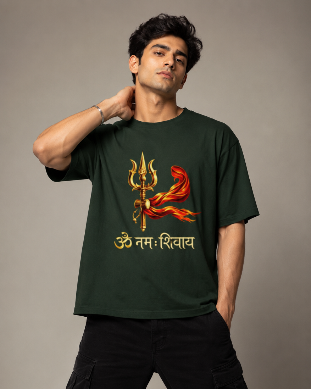 "ॐ नमः शिवाय — Trishul of Mahādeva" Unisex T-Shirt
