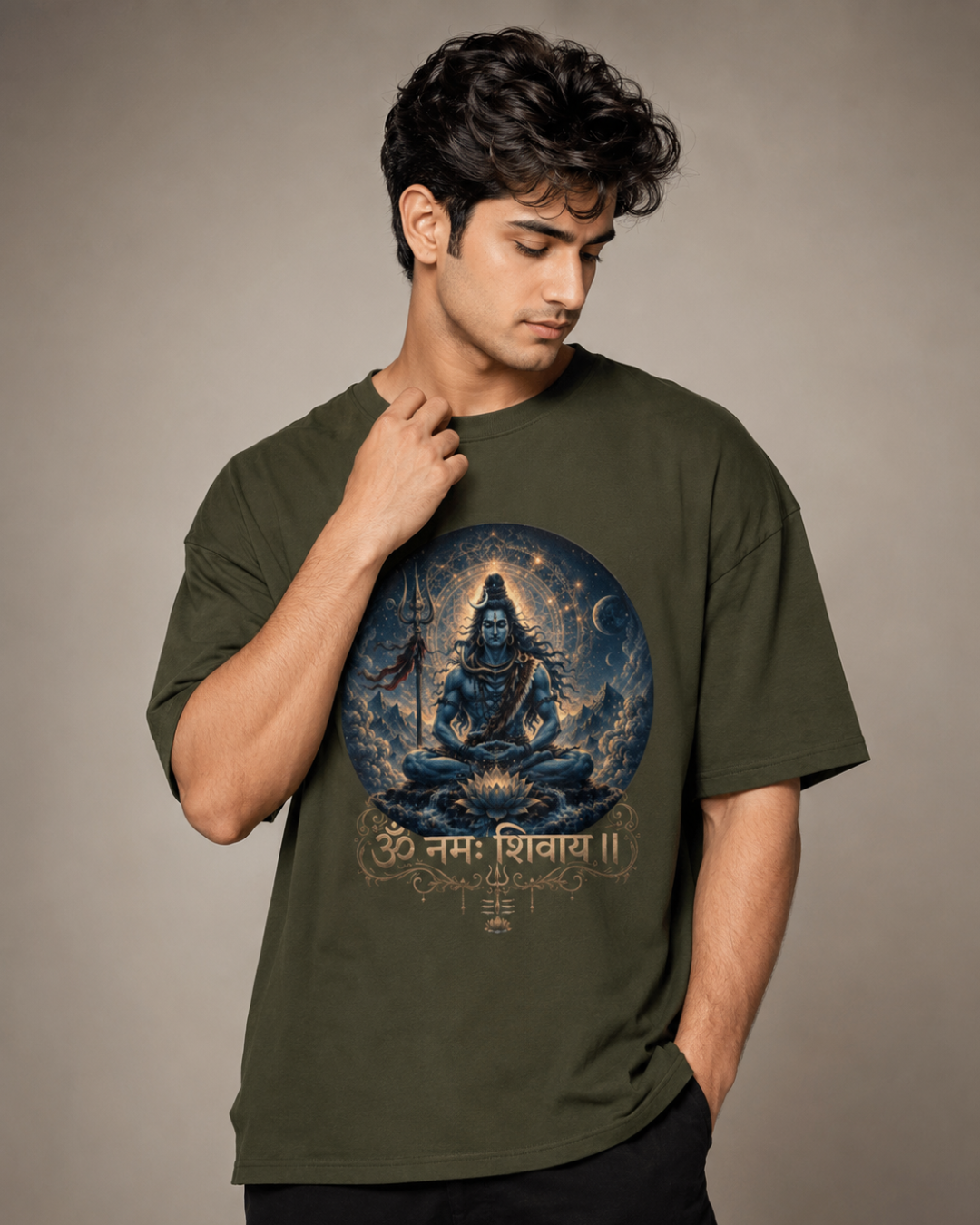 "ॐ नमः शिवाय" Cosmic Śiva T-Shirt