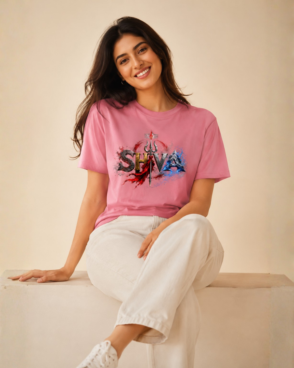 "ŚHIVA — Fire & Storm" Unisex T-Shirt