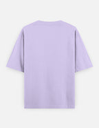 Dressed in Ashes Shiva lavender oversized t-shirt back