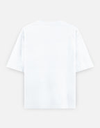Dressed in Ashes Shiva white oversized t-shirt back