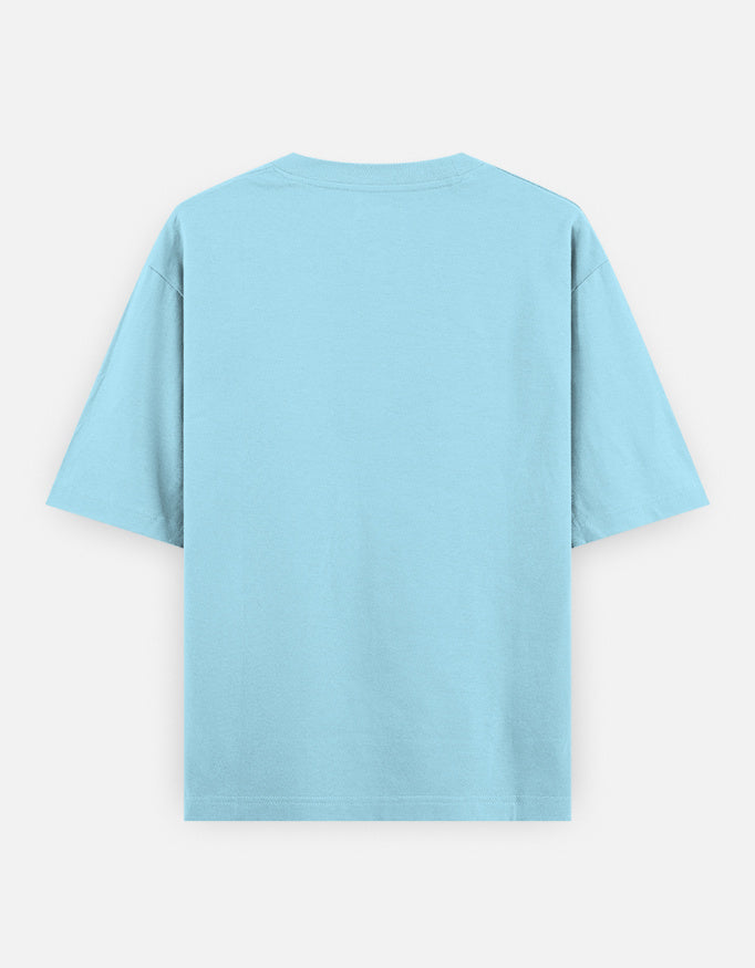 Rama baby blue oversized t-shirt back