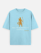Rama Supreme Reservoir of All Pleasure print baby blue oversized t-shirt front
