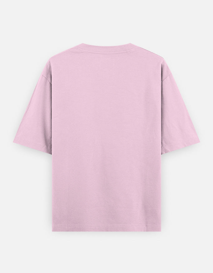 Rama light baby pink oversized t-shirt back
