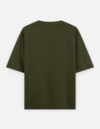 Rama olive green oversized t-shirt back