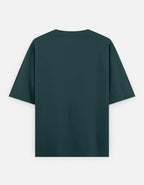 Rama petrol blue oversized t-shirt back