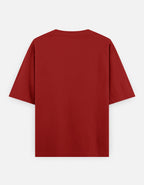 Rama red oversized t-shirt back